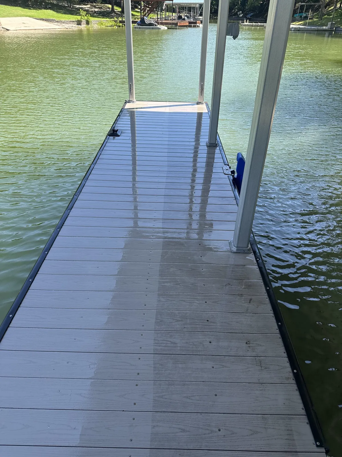 Boat Dock Cleaned
